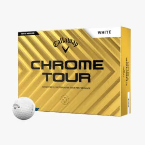 Chrome Tour Golf Balls - White