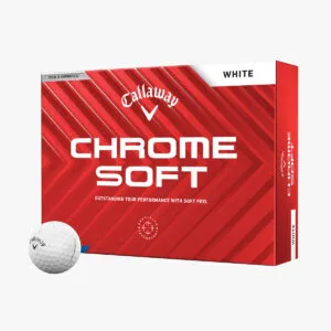 Chrome Soft Golf Balls - White
