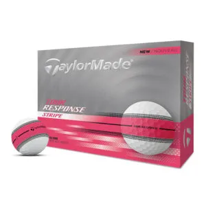 Tour Response Golf Balls - Stripe Neon Pink